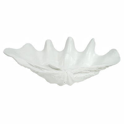 Faux Giant Clamshell - White ***HIRE ONLY***